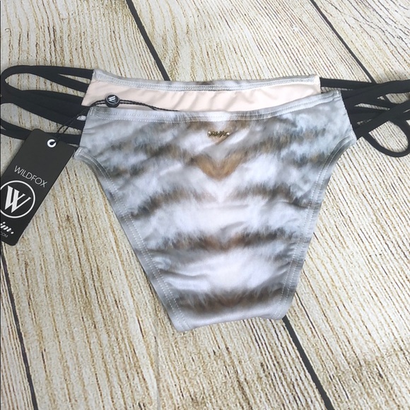 Wildfox Silver Tiger Bikini Bottom - Picture 2 of 6